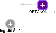 OPTOKON, a.s. - obrázek vizuálního zobrazení vztahů obchodního rejstříku