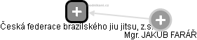Česká federace brazilského jiu jitsu, z.s. - obrázek vizuálního zobrazení vztahů obchodního rejstříku