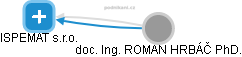 ISPEMAT s.r.o. - obrázek vizuálního zobrazení vztahů obchodního rejstříku