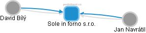 Sole in forno s.r.o. - obrázek vizuálního zobrazení vztahů obchodního rejstříku