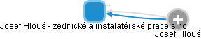 Josef Hlouš - zednické a instalatérské práce s.r.o. - obrázek vizuálního zobrazení vztahů obchodního rejstříku