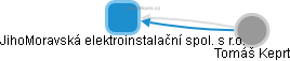 JihoMoravská elektroinstalační spol. s r.o. - obrázek vizuálního zobrazení vztahů obchodního rejstříku