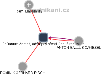 FaBonum Anstalt, odštěpný závod Česká republika - obrázek vizuálního zobrazení vztahů obchodního rejstříku