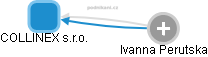 COLLINEX s.r.o. - obrázek vizuálního zobrazení vztahů obchodního rejstříku