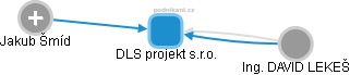 DLS projekt s.r.o. - obrázek vizuálního zobrazení vztahů obchodního rejstříku