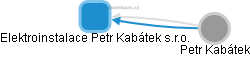 Elektroinstalace Petr Kabátek s.r.o. - obrázek vizuálního zobrazení vztahů obchodního rejstříku