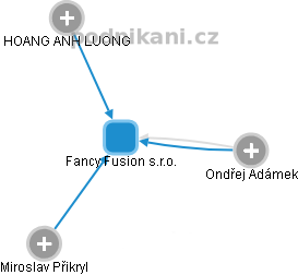 Fancy Fusion s.r.o. - obrázek vizuálního zobrazení vztahů obchodního rejstříku