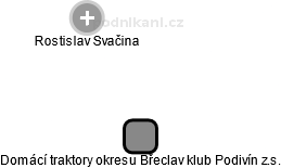 Domácí traktory okresu Břeclav klub Podivín z.s. - obrázek vizuálního zobrazení vztahů obchodního rejstříku