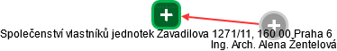 Společenství vlastníků jednotek Zavadilova 1271/11, 160 00 Praha 6 - obrázek vizuálního zobrazení vztahů obchodního rejstříku