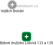 Bytové družstvo Lidická 133 a 135 - obrázek vizuálního zobrazení vztahů obchodního rejstříku