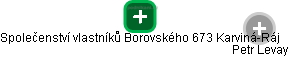 Společenství vlastníků Borovského 673 Karviná-Ráj - obrázek vizuálního zobrazení vztahů obchodního rejstříku