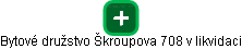 Bytové družstvo Škroupova 708 v likvidaci - obrázek vizuálního zobrazení vztahů obchodního rejstříku