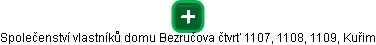 Společenství vlastníků domu Bezručova čtvrť 1107, 1108, 1109, Kuřim - obrázek vizuálního zobrazení vztahů obchodního rejstříku