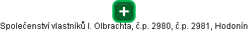 Společenství vlastníků I. Olbrachta, č.p. 2980, č.p. 2981, Hodonín - obrázek vizuálního zobrazení vztahů obchodního rejstříku