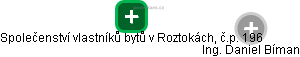 Společenství vlastníků bytů v Roztokách, č.p. 196 - obrázek vizuálního zobrazení vztahů obchodního rejstříku