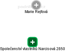 Společenství vlastníků Narcisová 2850 - obrázek vizuálního zobrazení vztahů obchodního rejstříku