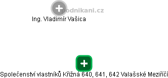 Společenství vlastníků Křižná 640, 641, 642 Valašské Meziříčí - obrázek vizuálního zobrazení vztahů obchodního rejstříku