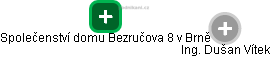 Společenství domu Bezručova 8 v Brně - obrázek vizuálního zobrazení vztahů obchodního rejstříku