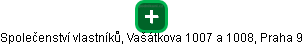 Společenství vlastníků, Vašátkova 1007 a 1008, Praha 9 - obrázek vizuálního zobrazení vztahů obchodního rejstříku
