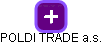 POLDI TRADE a.s. - obrázek vizuálního zobrazení vztahů obchodního rejstříku
