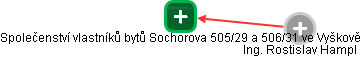 Společenství vlastníků bytů Sochorova 505/29 a 506/31 ve Vyškově - obrázek vizuálního zobrazení vztahů obchodního rejstříku