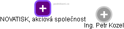 NOVATISK, akciová společnost - obrázek vizuálního zobrazení vztahů obchodního rejstříku