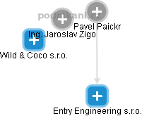 Entry Engineering s.r.o. - obrázek vizuálního zobrazení vztahů obchodního rejstříku