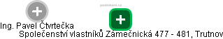 Společenství vlastníků Zámečnická 477 - 481, Trutnov - obrázek vizuálního zobrazení vztahů obchodního rejstříku