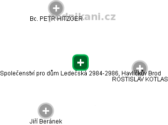 Společenství pro dům Ledečská 2984-2986, Havlíčkův Brod - obrázek vizuálního zobrazení vztahů obchodního rejstříku