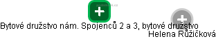 Bytové družstvo nám. Spojenců 2 a 3, bytové družstvo - obrázek vizuálního zobrazení vztahů obchodního rejstříku