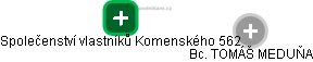 Společenství vlastníků Komenského 562 - obrázek vizuálního zobrazení vztahů obchodního rejstříku