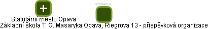 Základní škola T. G. Masaryka Opava, Riegrova 13 - příspěvková organizace - obrázek vizuálního zobrazení vztahů obchodního rejstříku