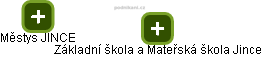 Základní škola a Mateřská škola Jince - obrázek vizuálního zobrazení vztahů obchodního rejstříku