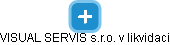 VISUAL SERVIS s.r.o. v likvidaci - obrázek vizuálního zobrazení vztahů obchodního rejstříku