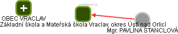 Základní škola a Mateřská škola Vraclav, okres Ústí nad Orlicí - obrázek vizuálního zobrazení vztahů obchodního rejstříku