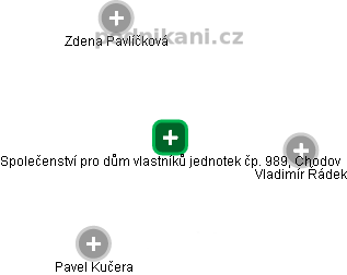 Společenství pro dům vlastníků jednotek čp. 989, Chodov - obrázek vizuálního zobrazení vztahů obchodního rejstříku