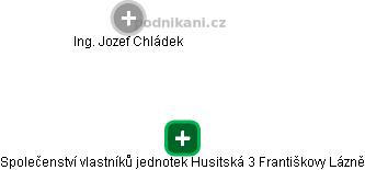 Společenství vlastníků jednotek Husitská 3 Františkovy Lázně - obrázek vizuálního zobrazení vztahů obchodního rejstříku