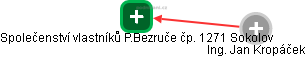 Společenství vlastníků P.Bezruče čp. 1271 Sokolov - obrázek vizuálního zobrazení vztahů obchodního rejstříku