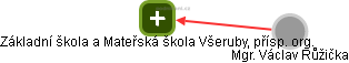 Základní škola a Mateřská škola Všeruby, přísp. org. - obrázek vizuálního zobrazení vztahů obchodního rejstříku